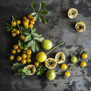 Gooseberries And Passion Fruit