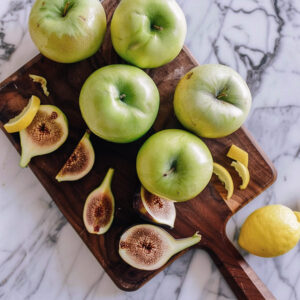 Green Apple, Fig, and Lemon